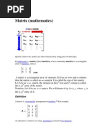 Matrix (Mathematics)