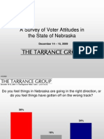 A Survey of Voter Attitudes in The State of Nebraska