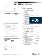 Vocabulary-EXTRA NI 4 Units 1-2 Extension PDF