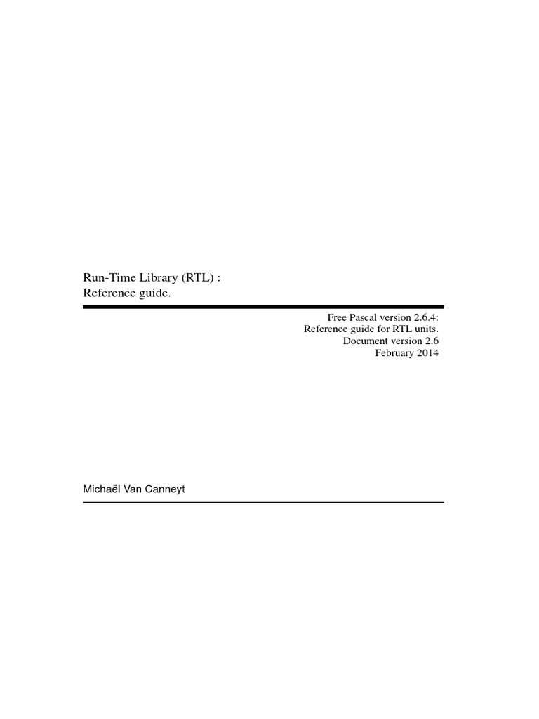 RTL PDF | PDF | Computer Programming | Software Engineering