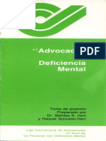 Herr, S. y R. Schuster-Herr (1986) Advocacy y Deficiencia Mental PDF