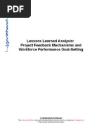 Download Lessons Learned Analysis Project Feedback Mechanisms and Workforce Performance Goal-Setting  Questionnaire - Template  by rahulagrawal_sd SN24228230 doc pdf