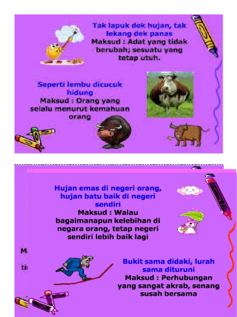 Dapatkan Gambar Peribahasa Bergambar Tahap 2 Terbaru oleh Cikimm.com