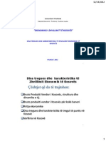 2 Karakteristkat e Zhvillimit Ekonomik Te Kosoves - PPTX, e Fundit, 2012 PDF