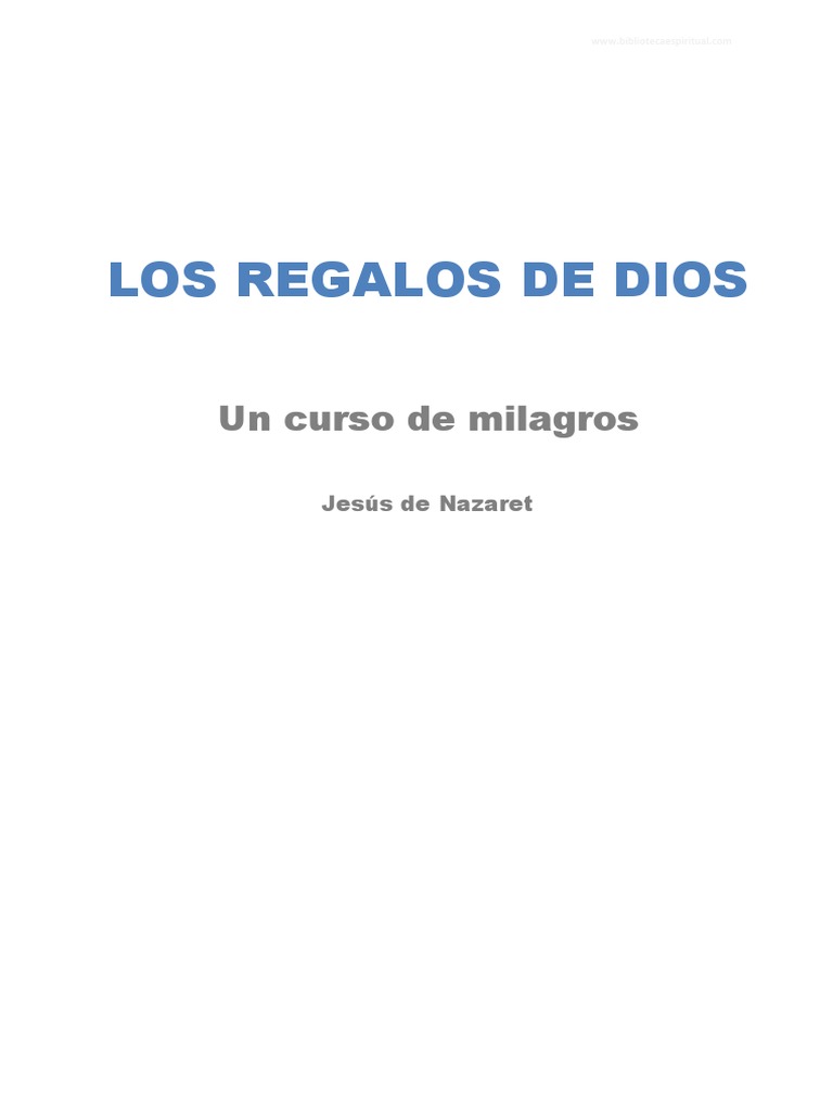 Los Regalos de Dios: Un Poema Espiritual | PDF