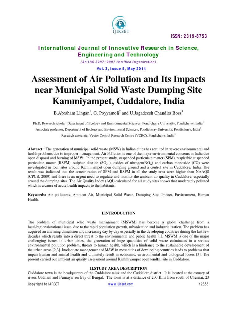 Air pollution report image