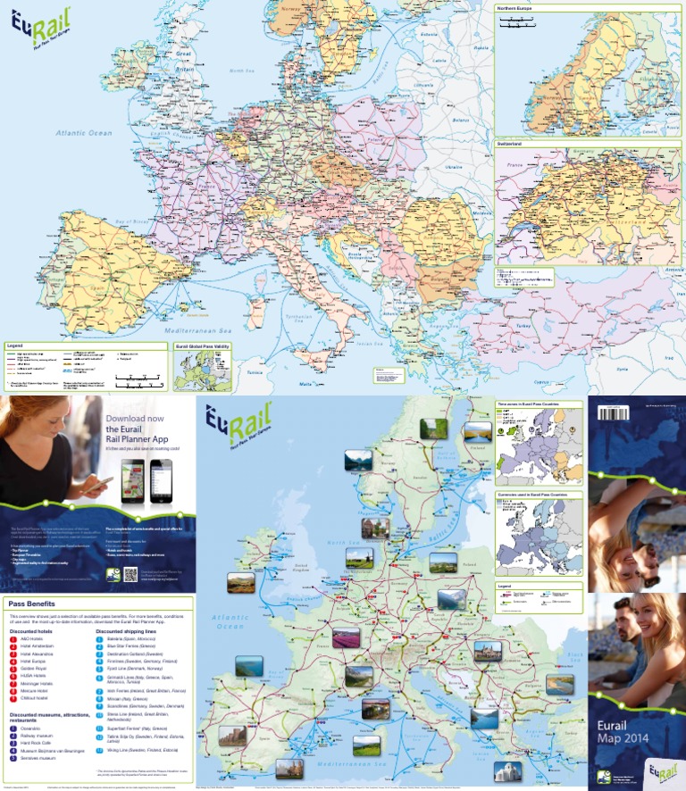 Eurail Railway Map 2014 | PDF