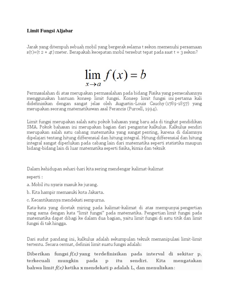 25++ Contoh Soal Limit Dalam Bidang Fisika Kumpulan
