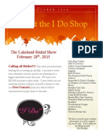 Fall at The I Do Shop: The Lakeland Bridal Show February 28, 2015