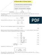 Reduced (-Mass Derivation) PDF