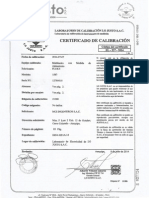 Certificado Multimetro PDF