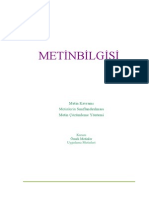 Metin Bilgisi 1 PDF