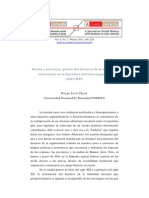 Nación y Provincia: Génesis Del Discurso de La Identidad Entrerriana en La Literatura Nativista Argentina (1895-1915)