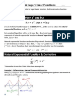 Relationship Between e and LNX: 3.9: Exponential & Logarithmic Functions