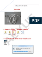 Have A USB Cable Ready: Installation Procedure