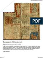 Los cuatro códices mayas completos