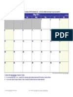Printable May 2014 Calendar with Holidays