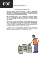 Environmental Reading Comprehension Guide | PDF | Pollution | Waste