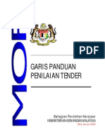 Garis Panduan Penilaian Tender.