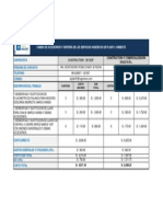 Cuadro Comparativo de Cotización Mant. de SSHH