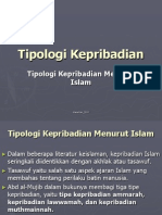 Tipologi Kepribadian Menurut Islam