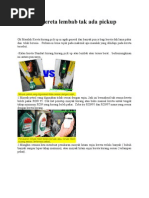 Download Masalah Kereta Lembab Tak Ada Pickup by nurulezneymarzila SN242355786 doc pdf