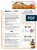 Chalfants October 13 Kindergarten Newsletter