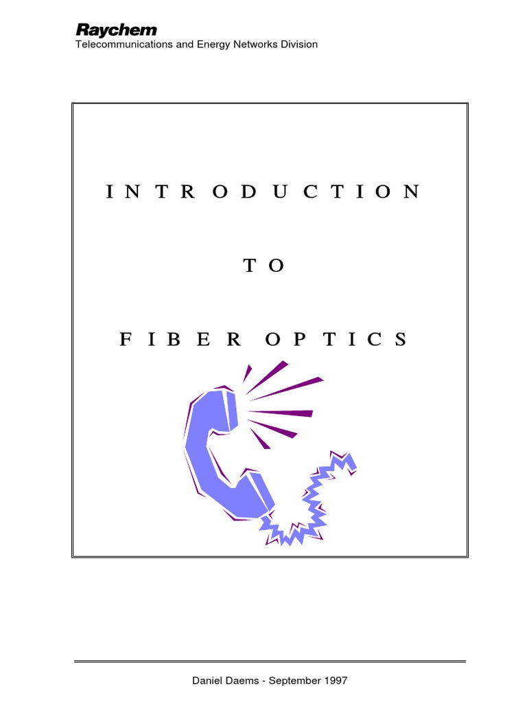 Fiber Optics for Telecom Technicians | PDF | Optical Fiber | Dispersion ...