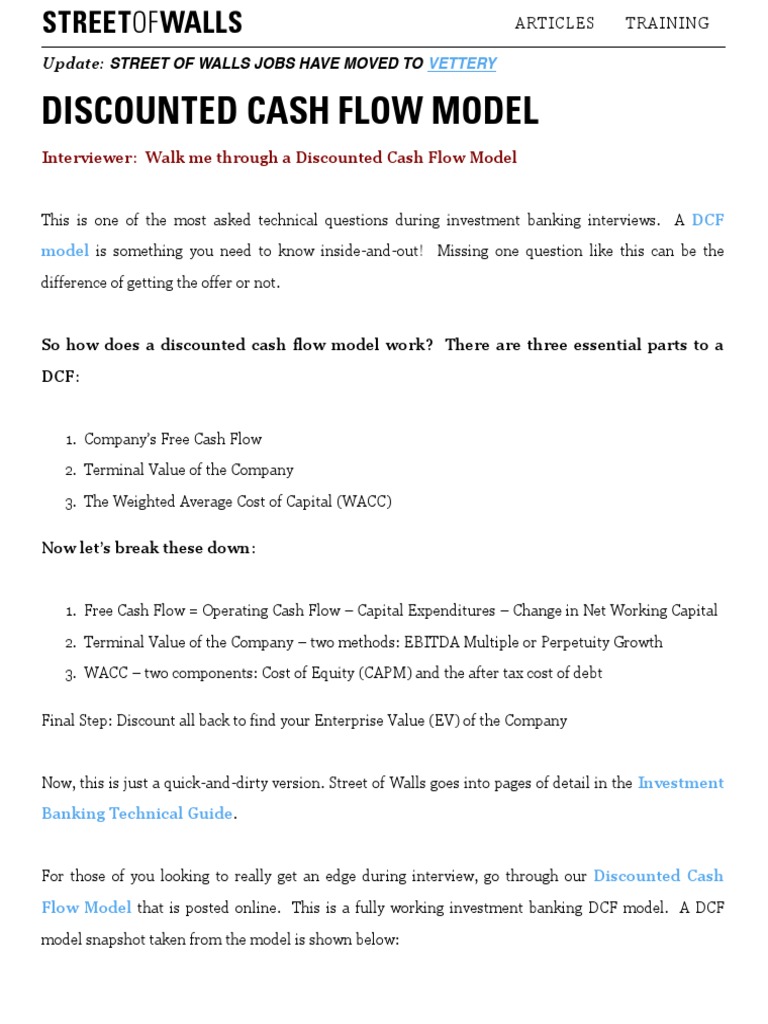 DCF Model | PDF | Business