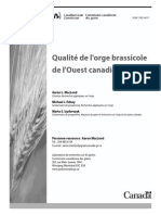 Qualité de L'orge Brassicole PDF