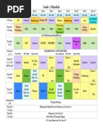Daily Classroom Schedule Overview | PDF | Language Arts & Discipline ...