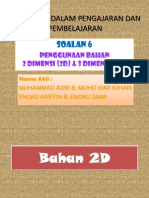 Teknologi Dalam Pengajaran Dan Pembelajaran: Soalan 6