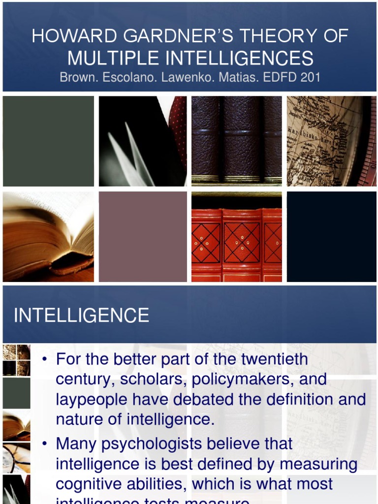 Understanding Gardner's Multiple Intelligences | PDF | Intelligence ...