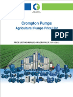 Crompton Greaves Agricultural Pumps Price List
