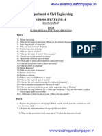 CE6304 Surveying 1 Question Bank Download Here