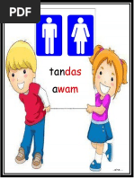 Warnakan Gambar Simbol-tandas Awam