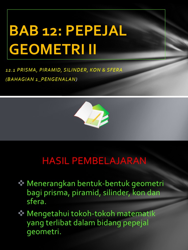 Matematik Bab 12 Pepejal Geometri 2