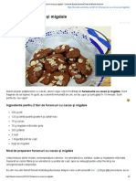 Fursecuri cu cacao şi migdale - Cartea de Bucate AromateCartea de Bucate Aromate