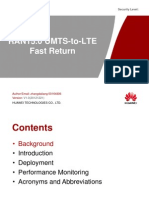 RAN15.0 UMTS-to-LTE Fast Return.ppt