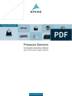 Pressure Sensors: For Industrial, Automotive, Medical and Consumer Applications