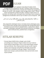 Korupsi Dan Upaya Pemberantasannya Dalam Pandangan Islam