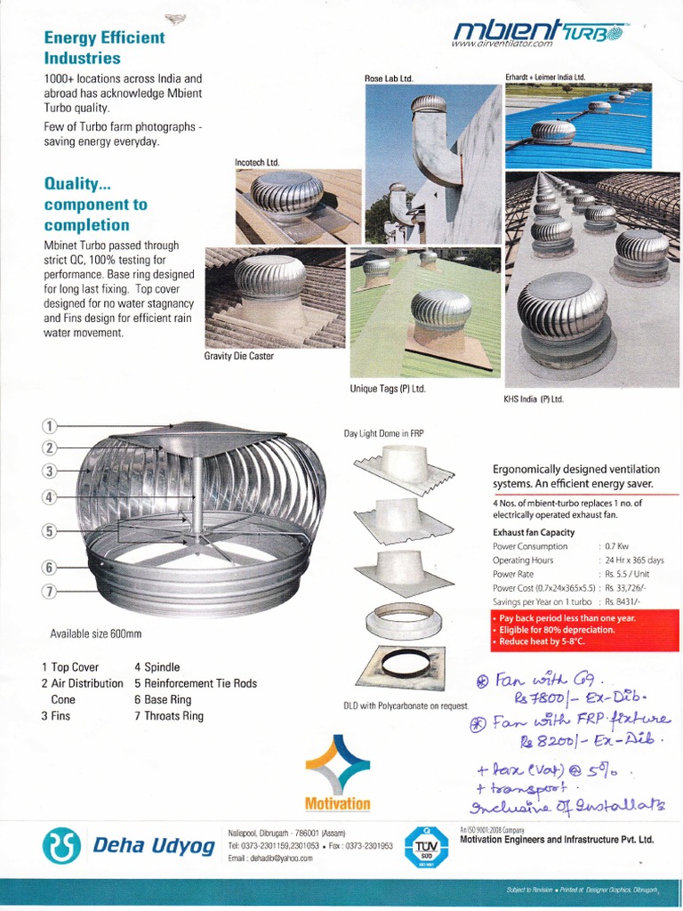 Energy Efficient Ventilation Solutions | PDF
