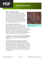 chemical reactions 1