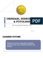 Oksidasi Hidrolisis Fotolisis