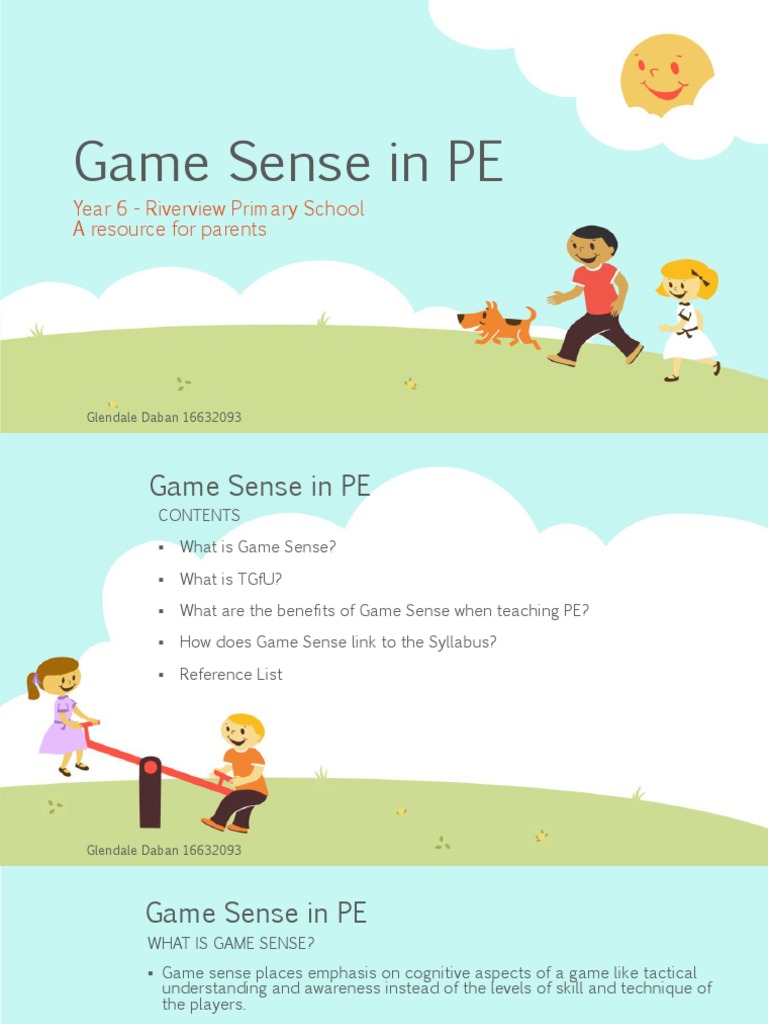 Game Sense in Pe PDF Physical Education Pedagogy