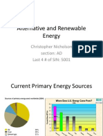 Alternative and Renewable Energy - University of Washington - NicholsonC