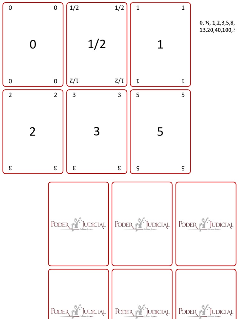 Planning Poker Cards PDF Poker Leisure