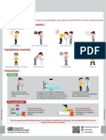 Infographie de l'OMS: Modes de Transmission D'ebola, Symptômes Et Prévention PDF