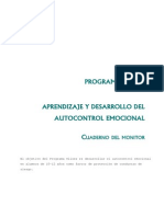 Programa Ulises Aprendizaje y Desarrollo Del Autocontrol Emocional. Remedios Comas Verdú y Otros PDF