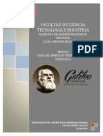 ENSAYO Caso Del Mercado Intervenido en Venezuela